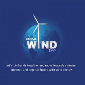 Global Wind Day Instagram Post