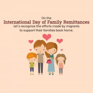 International Day of Family Remittances creative image