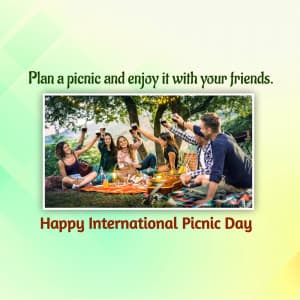 International Picnic Day marketing flyer