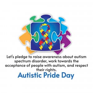 Autistic Pride Day creative image