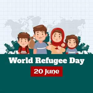 World Refugee Day marketing poster