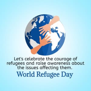 World Refugee Day creative image