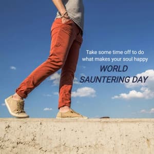 World Sauntering Day festival image