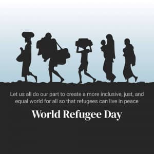 World Refugee Day poster Maker