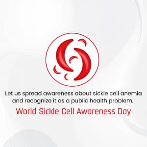 World Sickle Cell Awareness Day graphic