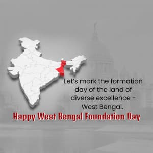 West Bengal Foundation Day graphic