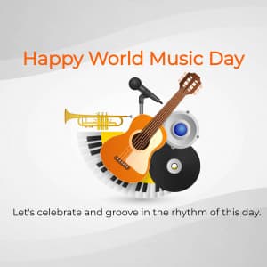 World Music Day marketing poster