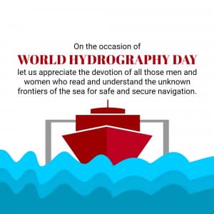 World Hydrographic Day marketing flyer