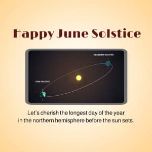 June Solstice marketing flyer