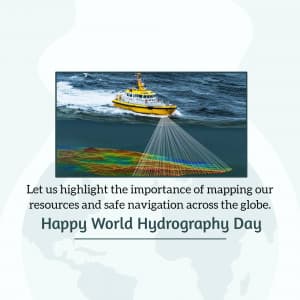 World Hydrographic Day Instagram Post