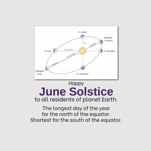 June Solstice Facebook Poster