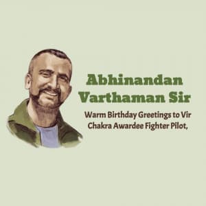 Abhinandan Varthaman Birthday Instagram Post