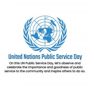 United Nations Public Service Day festival image