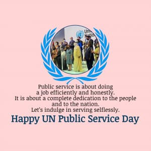 United Nations Public Service Day graphic