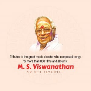 M. S. Viswanathan Jayanti creative image