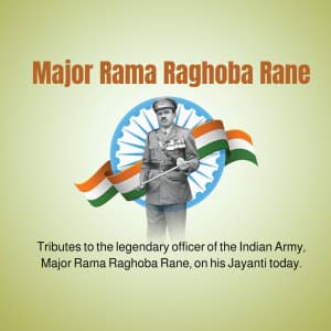 Major Rama Raghoba Rane jayanti Instagram Post