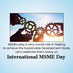 International MSME Day graphic