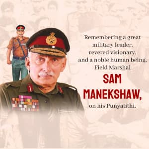 Sam Manekshaw Punyatithi video