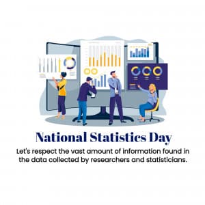 National Statistics Day marketing poster