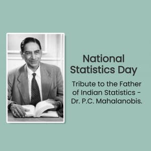 National Statistics Day creative image