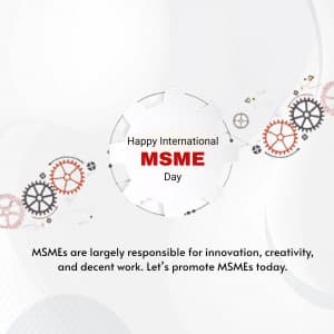 International MSME Day poster Maker