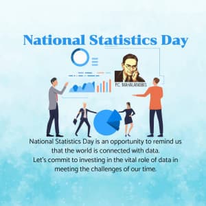 National Statistics Day Instagram Post