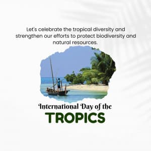 International Day of the Tropics marketing poster