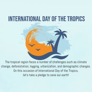 International Day of the Tropics creative image