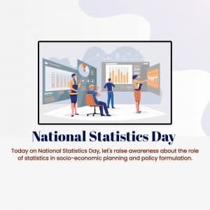 National Statistics Day event advertisement