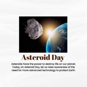Asteroid Day Instagram Post
