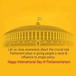 International Day of Parliamentarism graphic