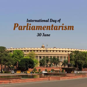 International Day of Parliamentarism Instagram Post