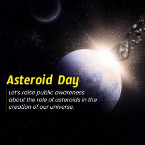 Asteroid Day event advertisement