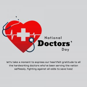 National Doctors’ Day graphic