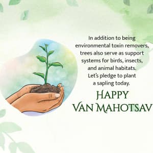 Van Mahotsav marketing flyer