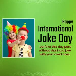 International Joke Day Instagram Post