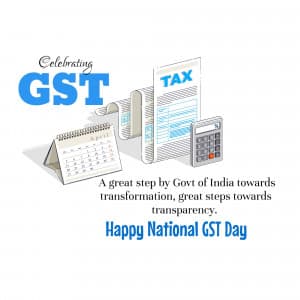 GST Day advertisement banner