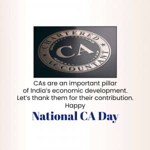 Chartered Accountant Day poster Maker