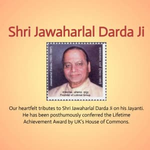 Jawaharlal Darda jayanti graphic