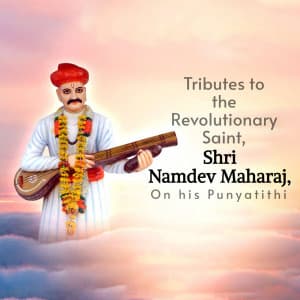 Sant Namdev Maharaj Punyatithi poster Maker