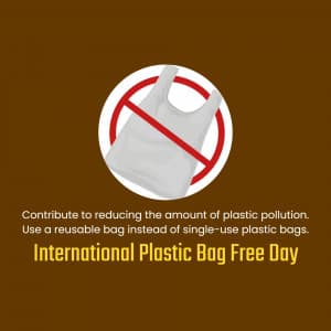 International Plastic Bag Free Day advertisement banner