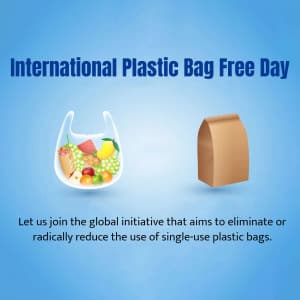 International Plastic Bag Free Day ad post