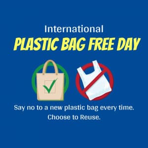 International Plastic Bag Free Day greeting image