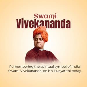 Swami Vivekananda Punyatithi Instagram Post