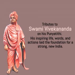 Swami Vivekananda Punyatithi event advertisement