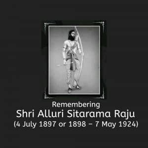 Alluri Sitarama Raju Jayanti marketing flyer