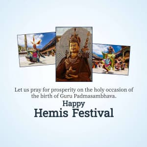 Hemis Festival marketing flyer