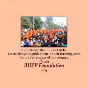 ABVP Foundation Day graphic