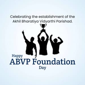 ABVP Foundation Day marketing flyer