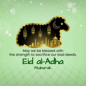 Eid al-Adha marketing poster